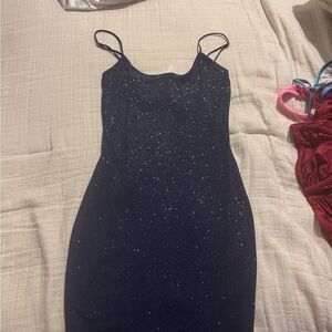 Lucy in the Sky Blue Sheath Mini Dress